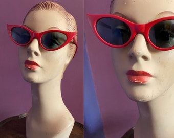 Vintage 80er Jahre 50er Cat Eye Sonnenbrille