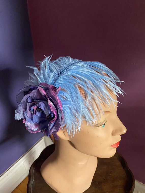 Handmade Whimsical Iridescent Boho Fairy Fascinator  display picture 1