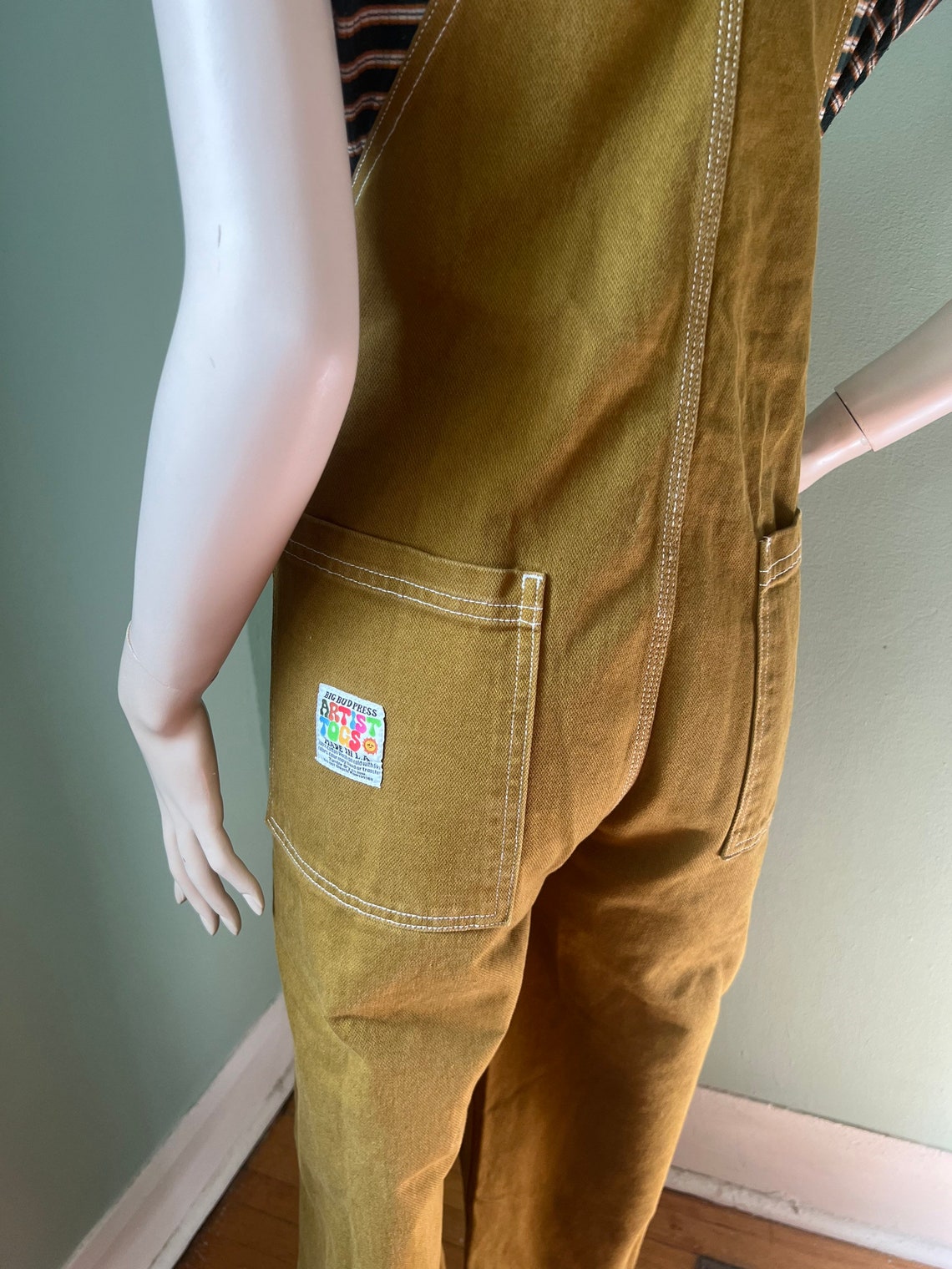 Vintage Style Overalls Workwear Big Bud Press Olive M L Etsy