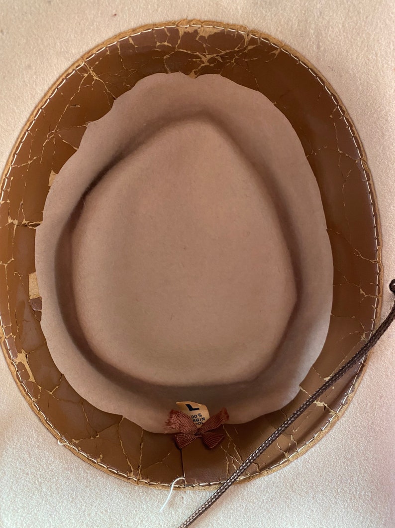 Vintage 1950s Cowboy Hat 21\u201d