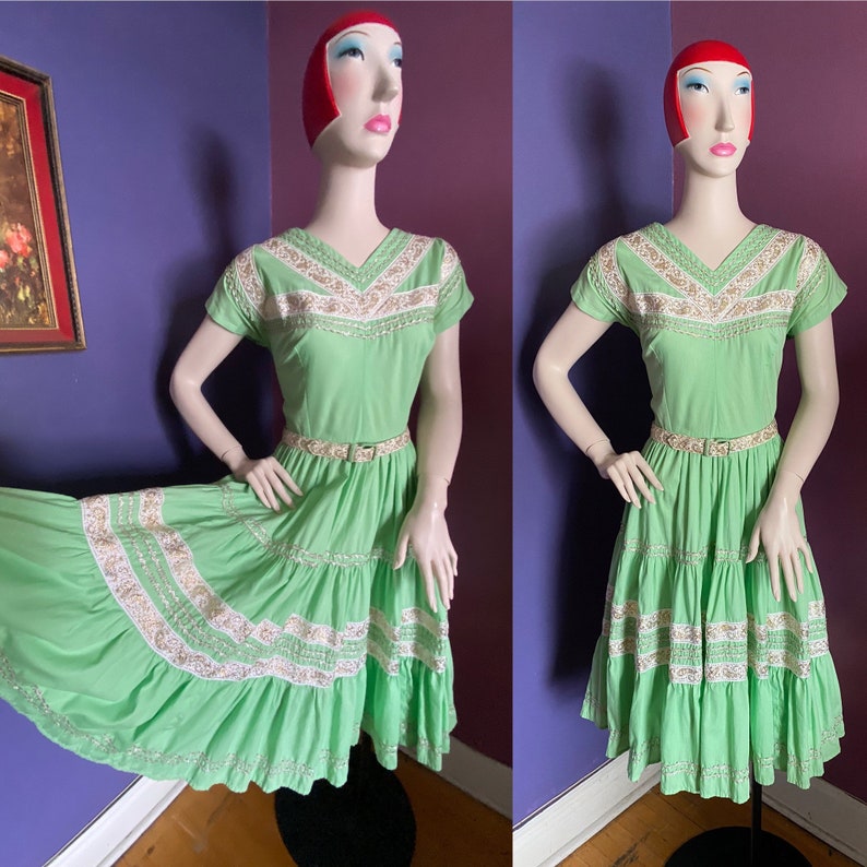 1950s patio dress