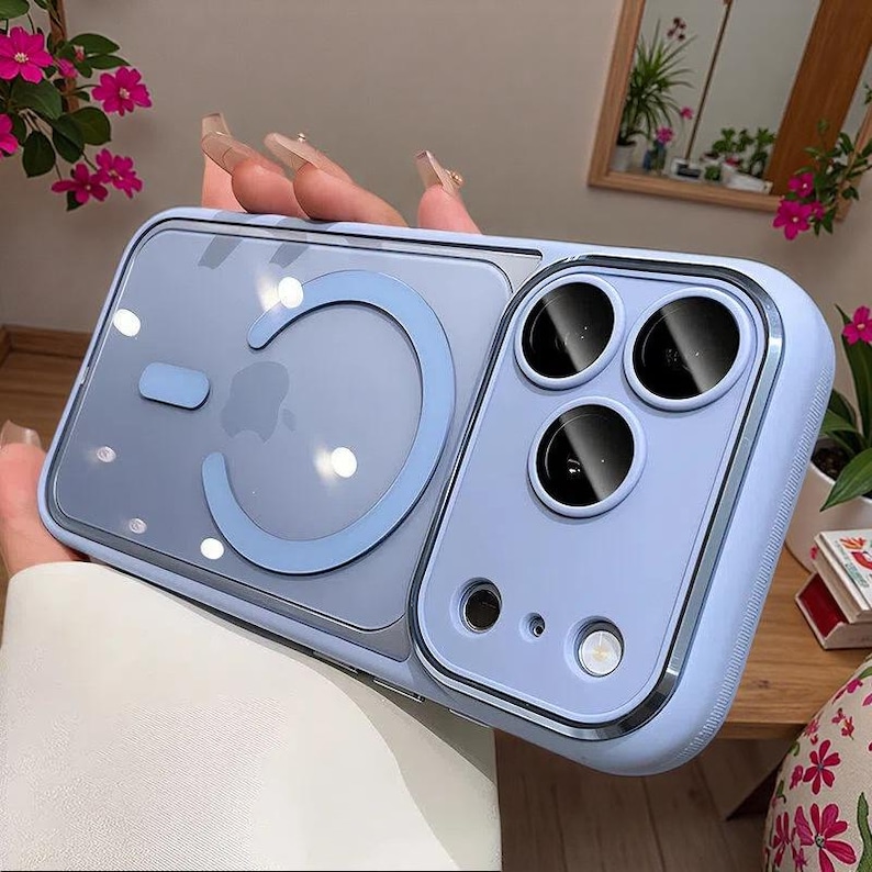 Clear Magsafe iPhone Case, Transparent Hybrid Bumper, Shockproof ...