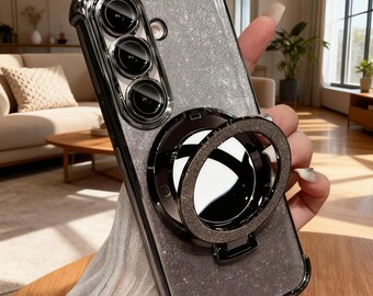 Samsung Galaxy Mirror Stand Case Anti-Shock Plating Protective Cover