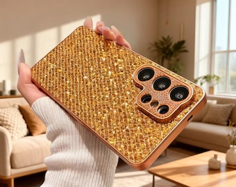 Luxury Glitter Samsung Case Bling Diamond Cover for S26 S25 Ultra S24 Shockproof Case
