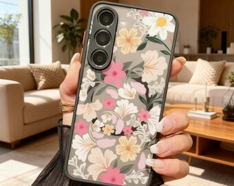 Magnetic Butterfly Flower Samsung Case for S25 Edge S26 S24 Ultra Magsafe Cover