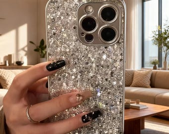 Glitter Bling Shockproof iPhone Case – Sparkle Glamour Protection