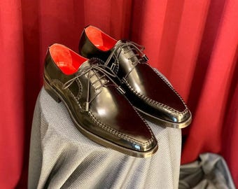New Handmade Pure Leather Oxford Dress Shoes For Men's