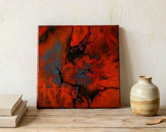 Sous la Cicatrice | Original Textured Abstract Painting | Contemporary Fine Art | Unique Organic Canvas Artwork