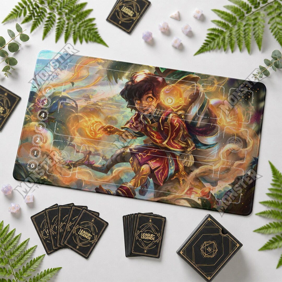Riftbound Playmat Milio Hearth | League of Legends Mat 24x14 - Etsy