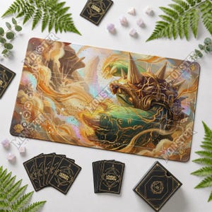 Riftbound Playmat Rammus Aether | LoL TCG Card Mat 24x14 Zones