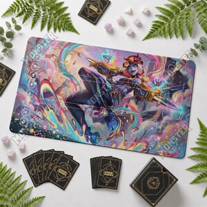 リフトバウンド プレイマット ブライアーサイバー | LoL TCG カードマット 24x14ゾーン