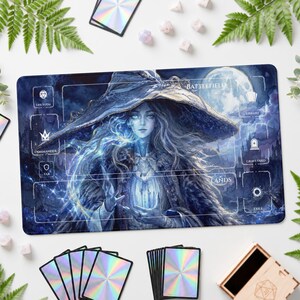 MTG Playmat Ranni the Witch | Magic Commander EDH Card Mat 24x14 Zones