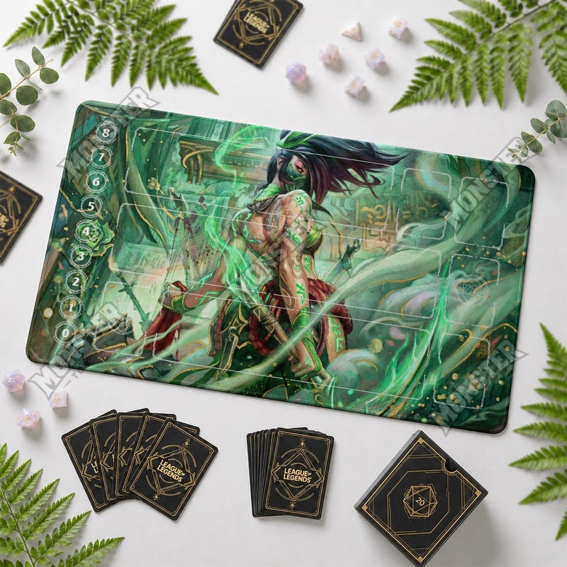 Akali Playmat Riftbound - Etsy