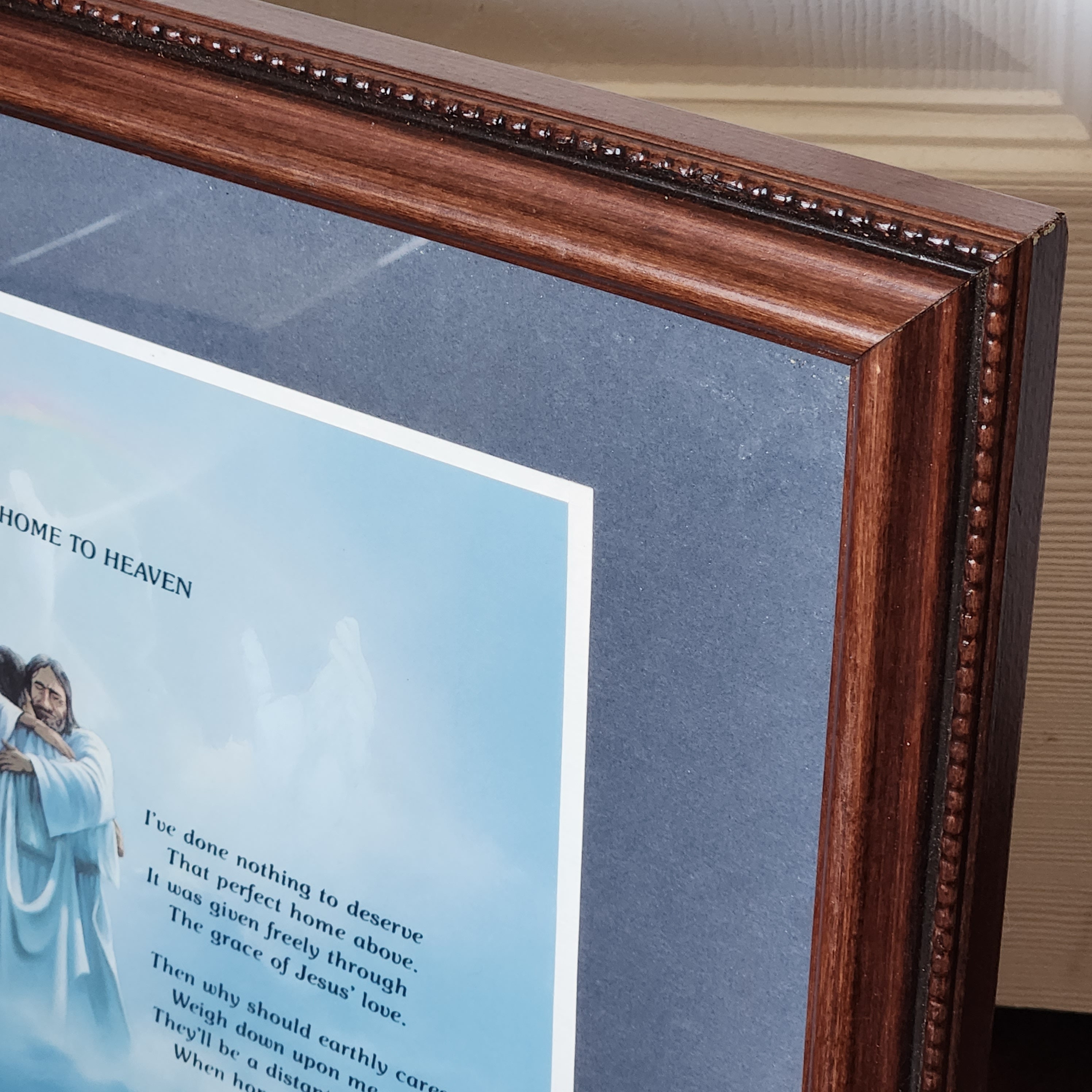 When i come home to heaven framed poem mourning grieving gift etsy