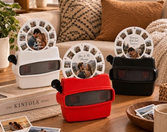 2026 Custom View Finder Reel, Personalized Retro Photo Viewer, Vintage Picture Reel, Anniversary Birthday Gift, Nostalgic Keepsake