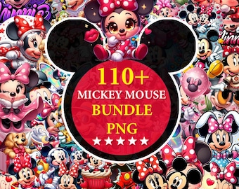 110+ Mickey Mouse Png Bundle, Mickey PNG, Mickey Mouse Clipart, Cartoons Png Bundle, Mickey Mouse & Friends Best Bundle, Mickey Birthday Png