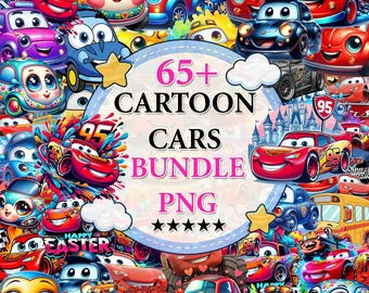 65+ Cartoon Cars Png Bundle, Lightning McQueen Tow Mater, Cars Characters Png Cartoon Cliparts, Planes Cars birthdays, Cars Sublimation Png