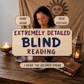 Same Hour Blind Reading | No Questions Reading, Intuitive Spiritual Guidance, Psychic Tarot, Love & General Future Prediction product logo