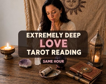 In-Depth Love Tarot Reading | Psychic Love Reading & Honest Soulmate Insights, Twin Flame Relationship Clarity, Same Hour Delivery