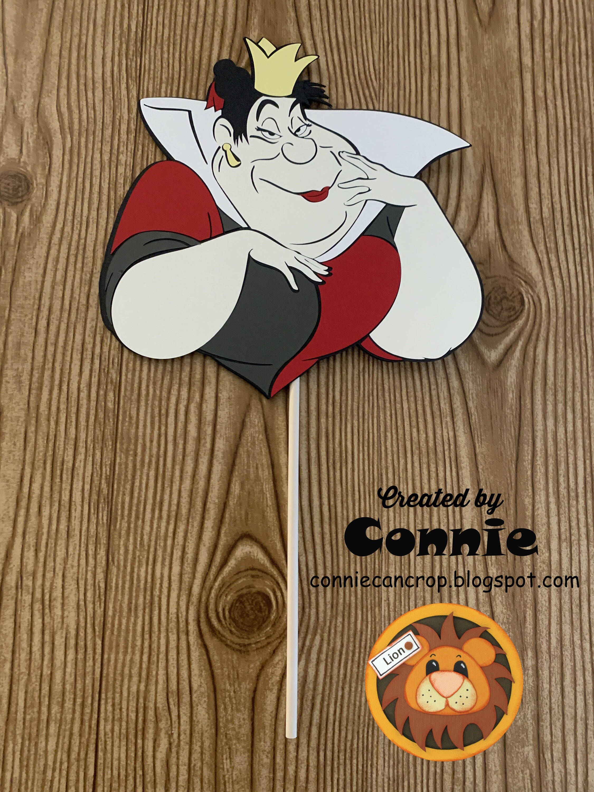 Disney Villain Queen of Hearts From Alice in Wonderland Character ...