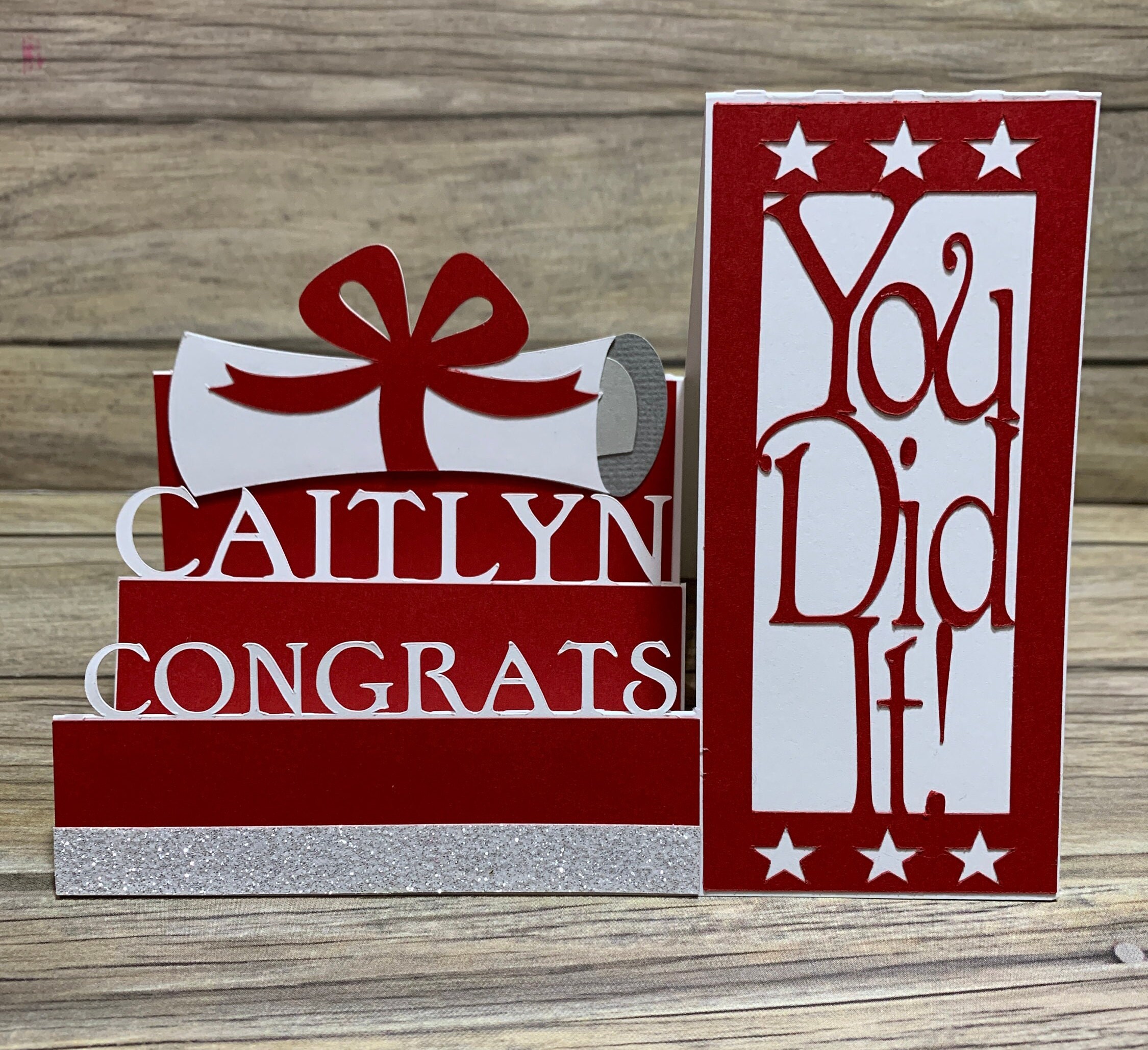Personalized Graduation 3D Step Graduation Card 5.5 X 5.5 in Your ...