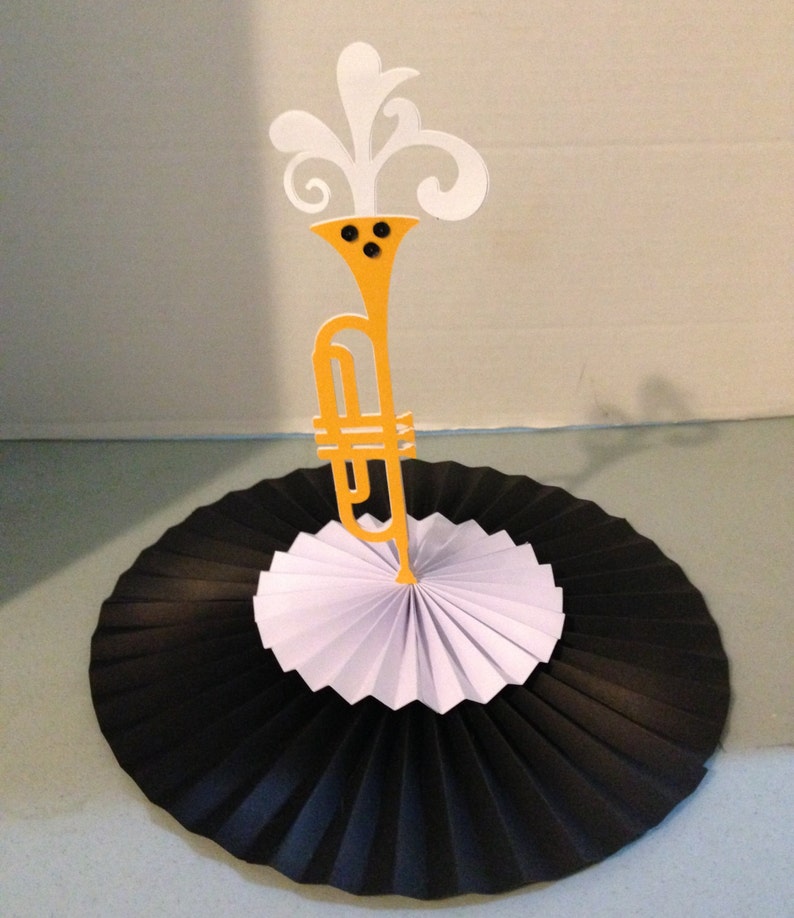 Marching Band Music Lover Party Themed Double Sided Die Cut Table Centerpiece Decorations Approx 12x12 Custom Available You choose design!