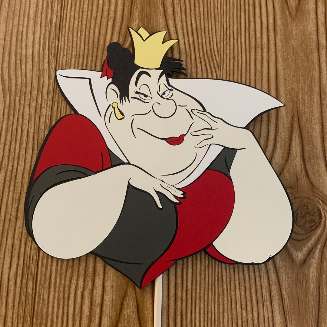 Disney Villain Queen of Hearts From Alice in Wonderland Character ...