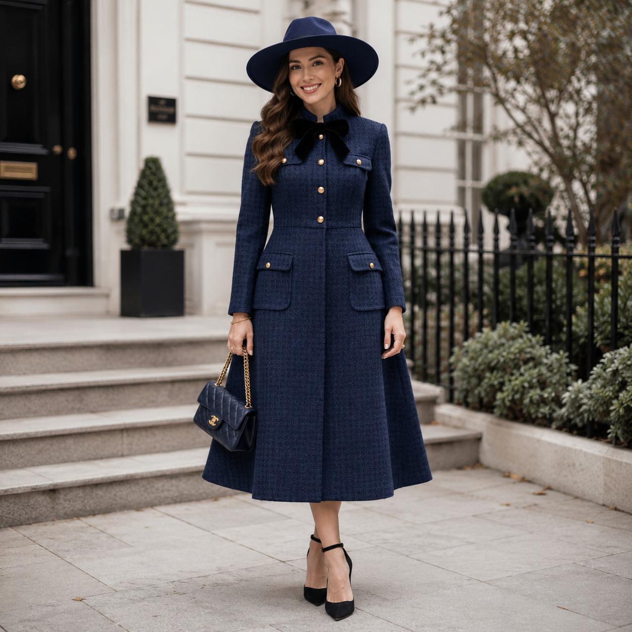 A Line Coat Dress