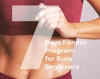 7-dagars träningsprogram för nybörjare som är upptagna