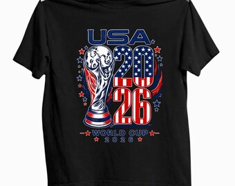 USA Soccer 2026 Shirt. World Cup '26 Graphic Tee. US Soccer Fan Gift.
