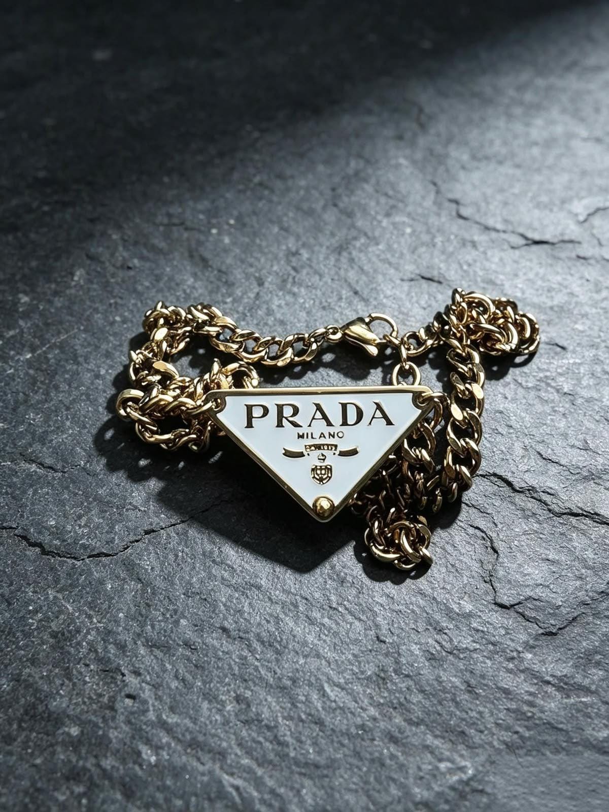 Prada necklace triangle - Etsy 日本