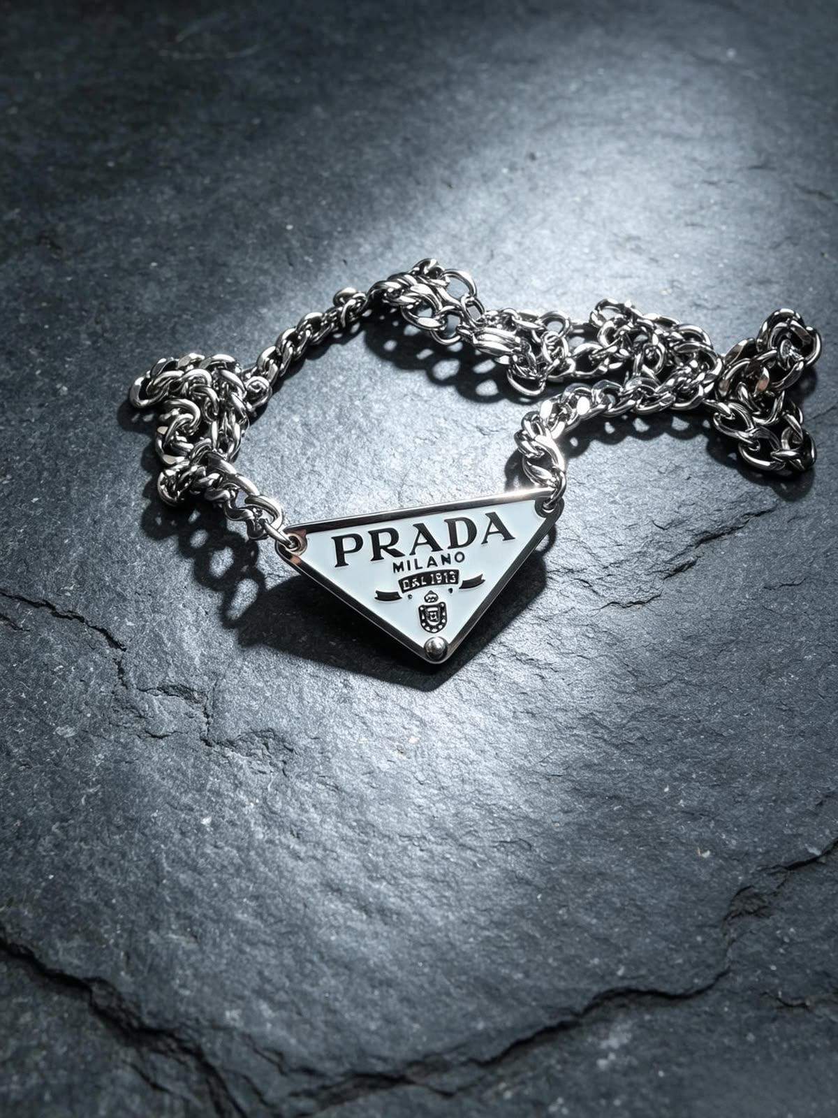 Prada necklace triangle - Etsy 日本