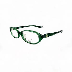 Montura de gafas Vintage Star: Gafas translúcidas verde esmeralda, gafas de acetato con estrellas estilo grunge Y2K, monturas retro Office Siren Geek Chic 30