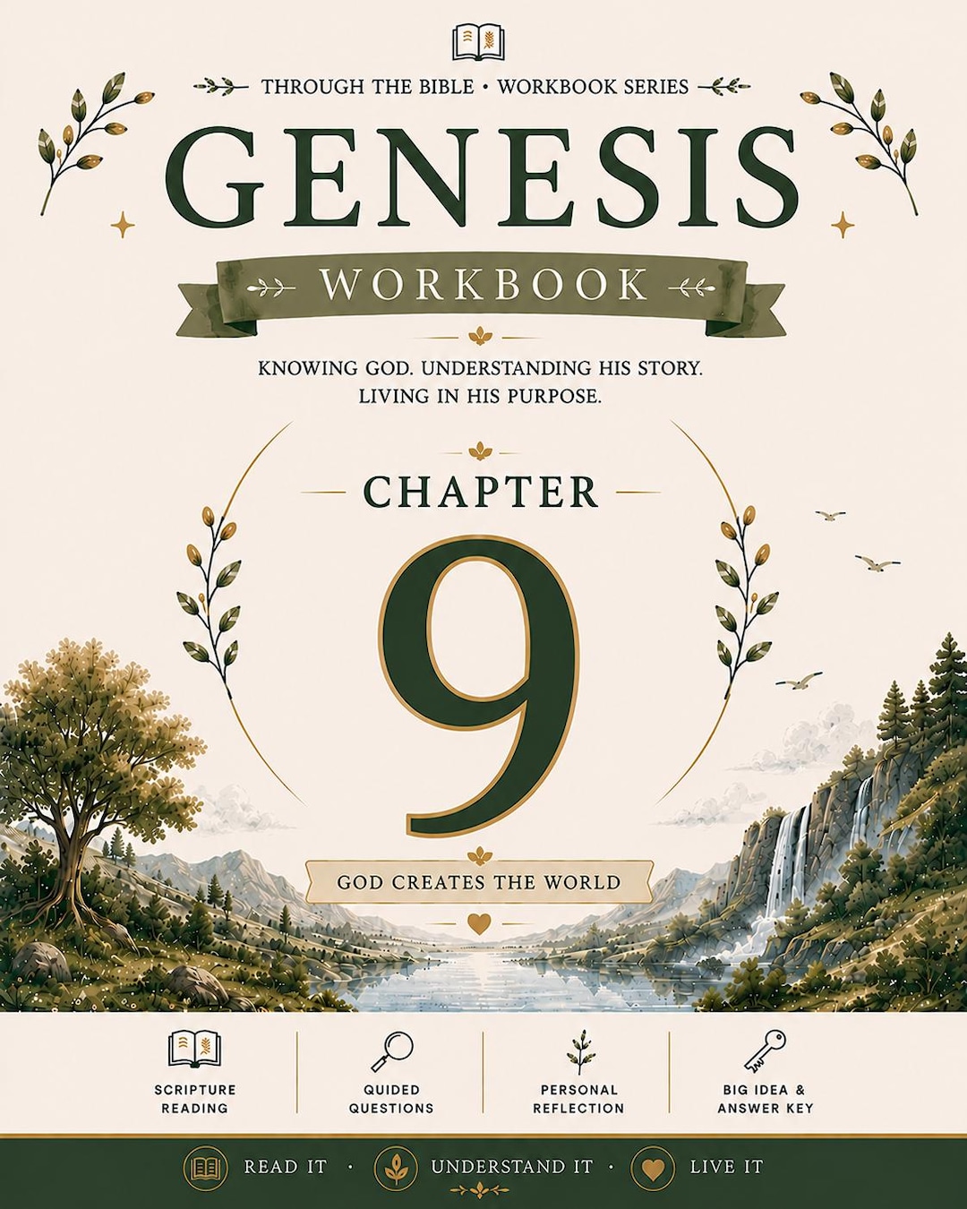 Genesis Chapter 9 Bible Study Workbook, Chapter-by-chapter Scripture ...