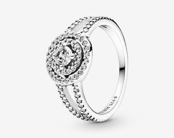 Anillo Pandora Sparkling Double Halo S925 ALE