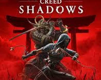 Assassin's Creed Shadows Gioco offline Download digitale / RPG d'azione offline per PC / Avventura stealth open world / Gioco di combattimento samurai ninja