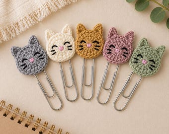 Crochet Cat Bookmark Pattern PDF, Cat Bookmark Crochet Pattern, Book Lover Gift, Beginner Crochet Bookmark, Cat Bookmark Pattern