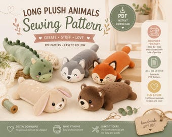 Lap Pets Plush Cats and Wildcats Sewing Pattern .pdf Tutorial