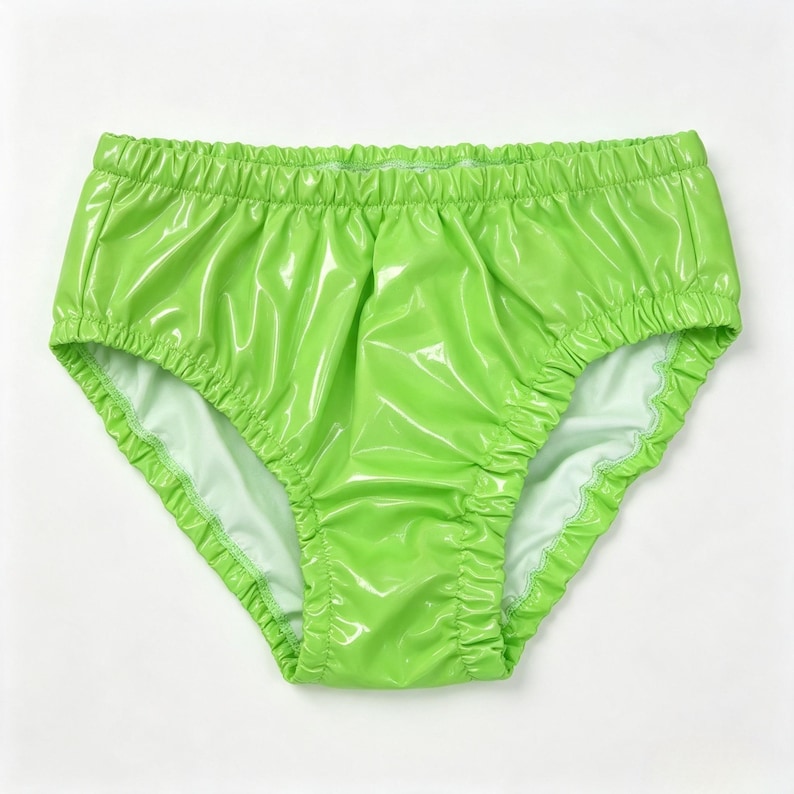 Adult PVC plastic pants, diaper covers, waterproof underwear, reusable and customizable image 3