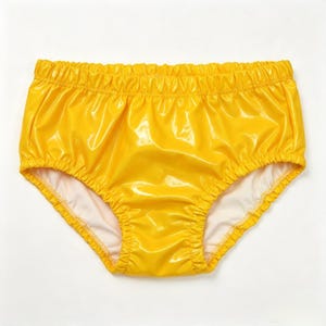 Adult PVC plastic pants, diaper covers, waterproof underwear, reusable and customizable image 4