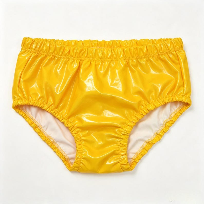 Adult PVC plastic pants, diaper covers, waterproof underwear, reusable and customizable image 4
