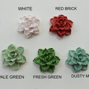 1 pcs Succulent Hair. Succulent Hair Clip. Succulent Hair Accessories. image 5