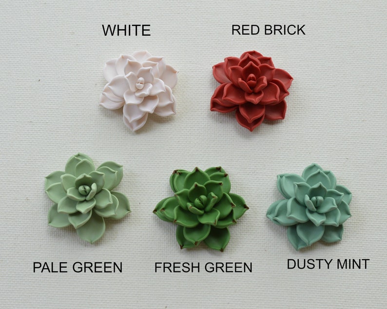 1 pcs Succulent Hair. Succulent Hair Clip. Succulent Hair Accessories. image 5