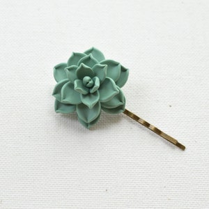 1 pcs Succulent Hair. Succulent Hair Clip. Succulent Hair Accessories. image 4