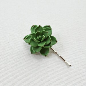 1 pcs Succulent Hair. Succulent Hair Clip. Succulent Hair Accessories. image 3