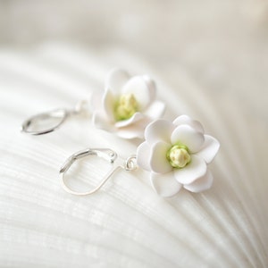 Southern Magnolia Earrings, Flower Earrings,  Summer Jewelry , Southern Wedding Jewelry