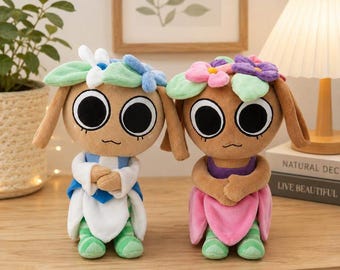 Muñeco de peluche kawaii, juguete de peluche con peso, decoración acogedora para el dormitorio en tonos pastel.