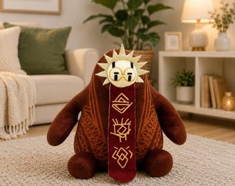 Mystic Traveler Plush Doll | Fantasy Adventure Stuffed Toy | Soft Gamer Room Decor Gift