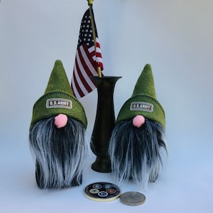 Army Gnome Birthday Veterans Day Gift