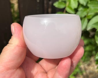Masterbeker roze agaatthee mat chalcedoon meditatiebeker gongfu-theewaren